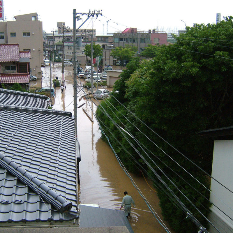 浅野川氾濫